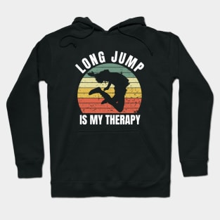 Long Jump Funny Hoodie